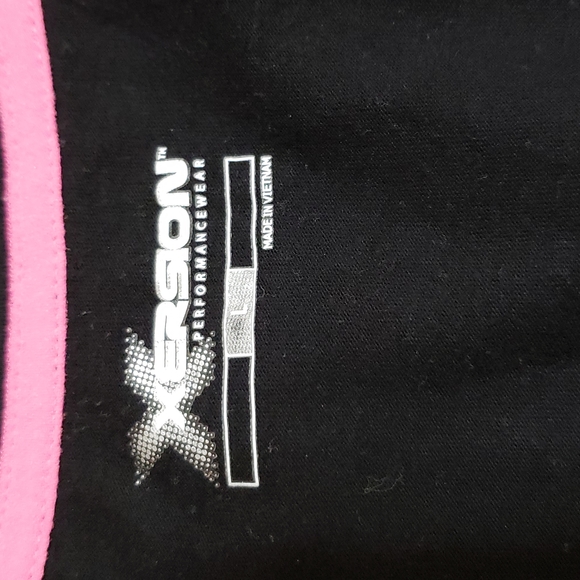 Xersion - Neon stripe v-neck tee - Ladies Large - Picture 2 of 10